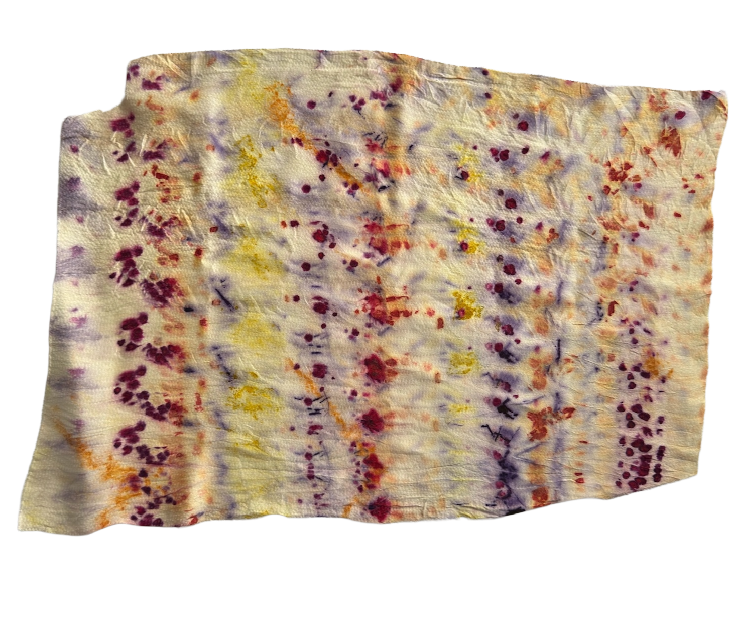 Blurt - Natural dye on deadstock silk