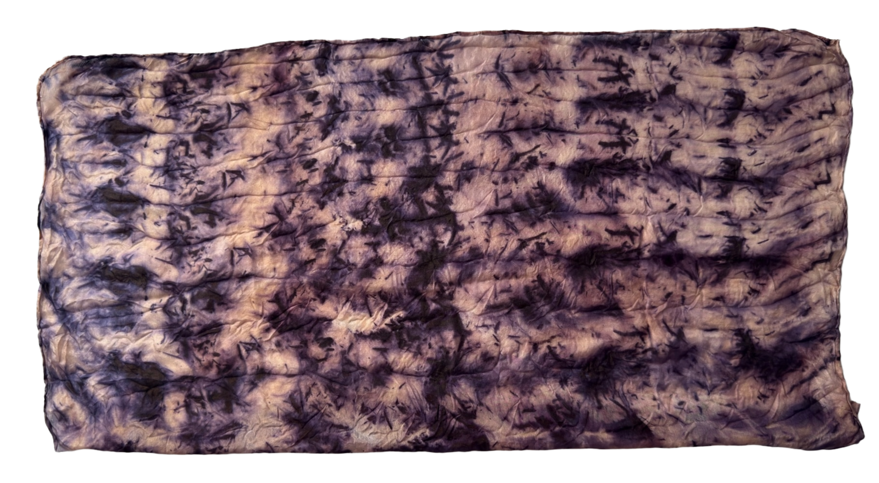 Swamp - Natural dye on silk